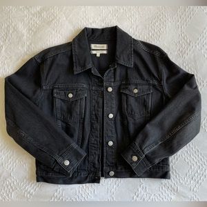 Madewell Boxy Crop Denim Jacket